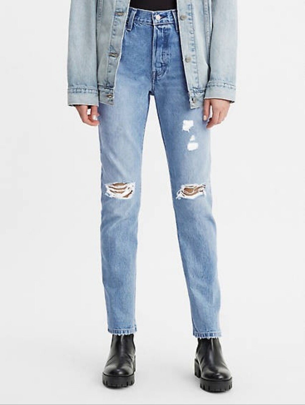 Levi's 501 Original Fit Women's Jeans 28x32 In Athens Crown Wash